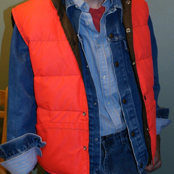 Reversible Insulated Prime Northern Mens Puffer Vest Goose Down SIZE Large - Picture 1 of 12